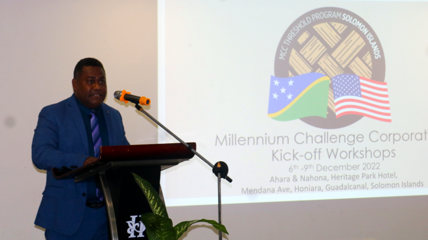 SIG – MCC Threshold program kick-off workshop underway in Honiara